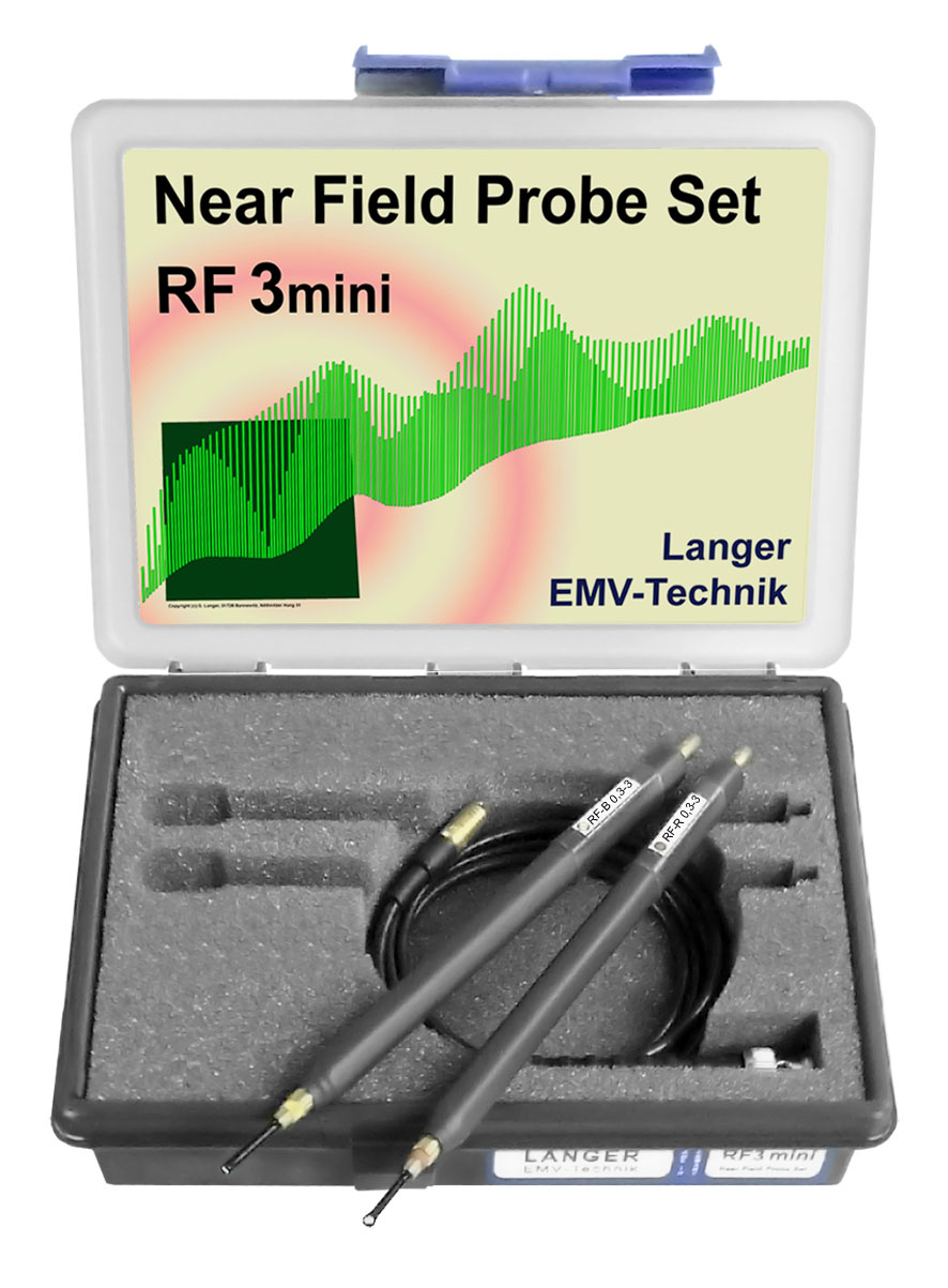 RF3 mini set, Nahfeldsonden 30 MHz bis 3 GHz